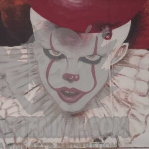 Cuadro ilustración Payaso del Terror – Arte oscuro para fans del horror
