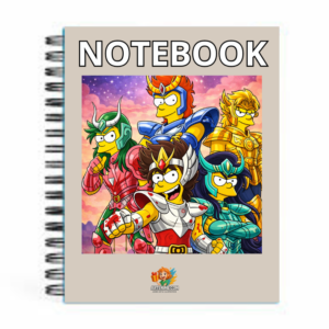 Libreta Pequeña Caballeros del zoadiaco simpson