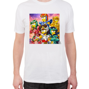 Camiseta Caballeros del Zodiaco Simpson