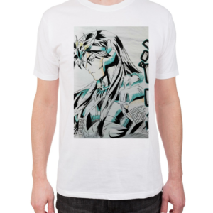 Camiseta Anime – Caballero del Zodiaco (Estilo Sketch)
