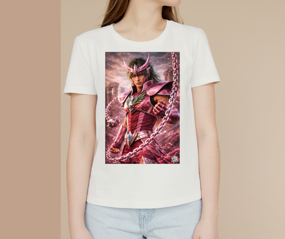 Camiseta Anime Realista – Caballero de Andrómeda - Imagen 3