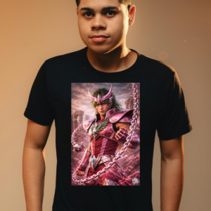 Camiseta Anime Realista – Caballero de Andrómeda
