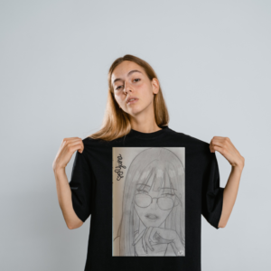 Camisetas unisex – Ilustración artística exclusiva (chica 2)