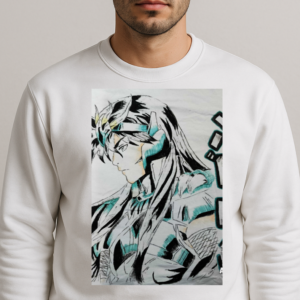 Sudadera Anime – Caballero del Zodiaco (Estilo Sketch)