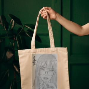Bolsa de tela – Arte para llevar contigo (chica 2)