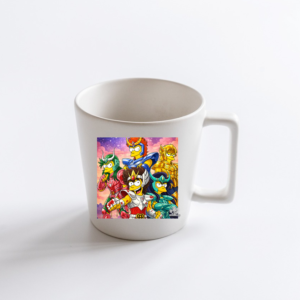 Taza Caballeros del zodiaco simpson