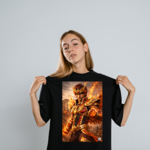 Camiseta Anime Realista – Caballero del Ave Fenix