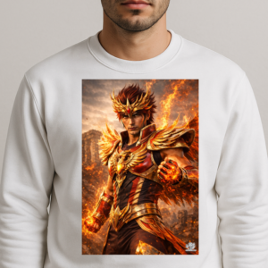Sudadera Anime Realista – Caballero del Ave Fenix