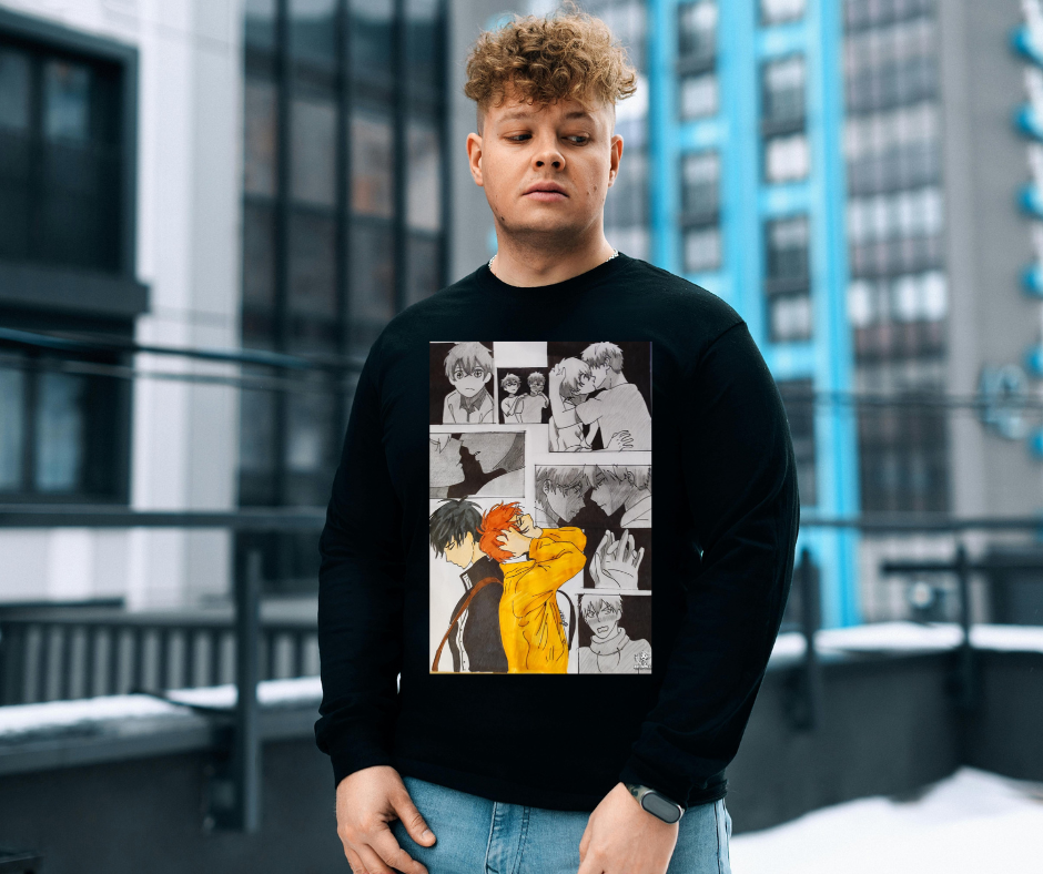 SUDADERAS – Ilustración Manga Romántica - Imagen 3