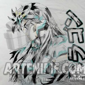 Ilustración Guerrera Anime estilo tinta japonesa – Arte manga moderno y expresivo