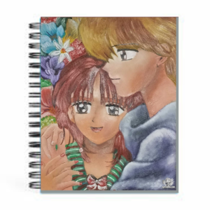 Libreta Anime – Ilustración "Un abrazo que lo dice todo"